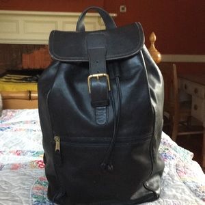 Vintage Coach Extra Large Black Backpack